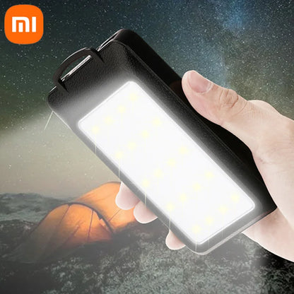 80000mAh Solar Power Bank Large Capacity Mobile Power Fast Charging With Camping Light Dual USB For iPhone Samsung Xiaomi